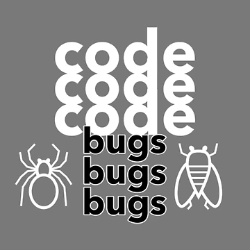 Artwork thumbnail, Code, code, code, bugs, bugs, bugs by DevelopShop