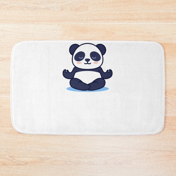 Item preview, Funny Yoga Heavily Meditated Panda Namaste Meditate Relax designed and sold by Zeelicious Designs.