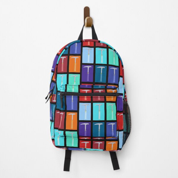 Item preview, Colorful Rock Hammer Pattern - Black Background designed and sold by kelseywinsor.