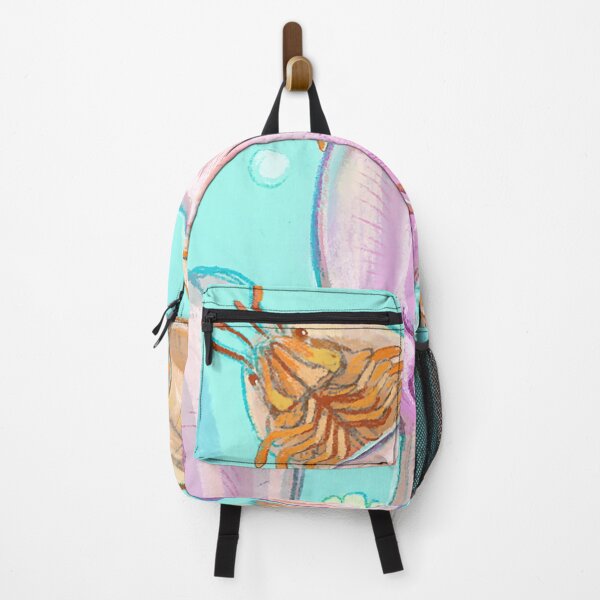 Item preview, Burgess Shale Scene in Blue, Pink, and Orange designed and sold by thoughtsupnorth.