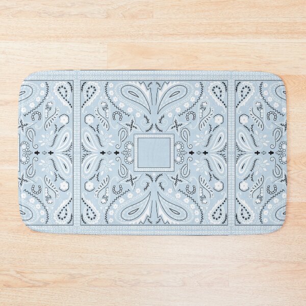 Item preview, Blue paisley bandana pattern designed and sold by AfricanDesign.