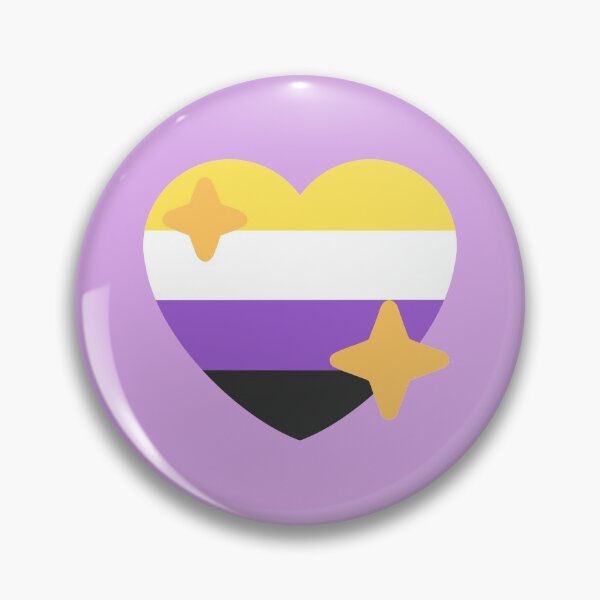 Item preview, Nonbinary Sparkle Heart designed and sold by Aroaes.