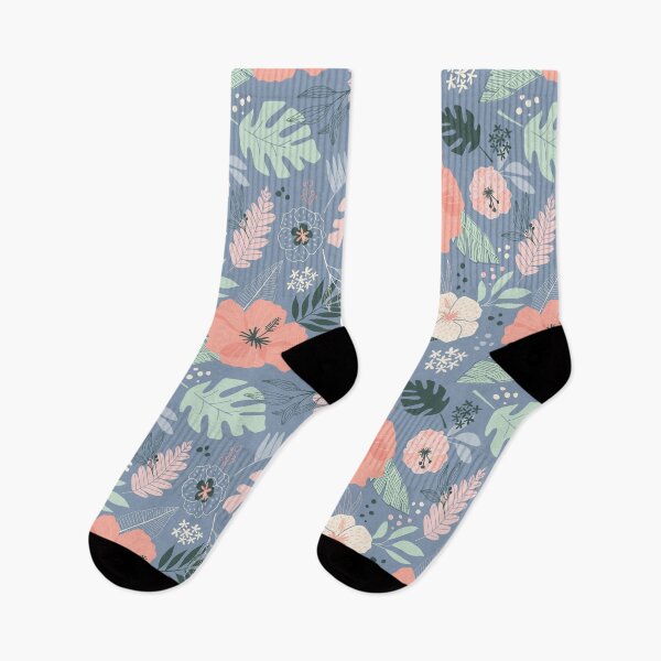 Item preview, Tropical Plants on Blue designed and sold by Heather Rosas.