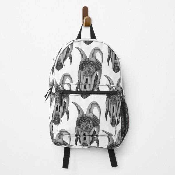 Item preview, Boruca Mask Pencil Drawing designed and sold by AntiqaStudio.