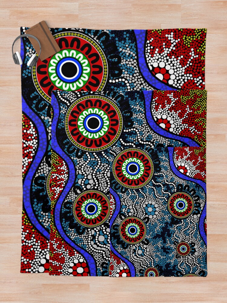 Authentic Aboriginal Art Camping Dots