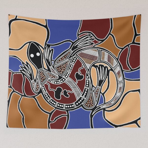 Item preview, Authentic Aboriginal Art -  Goanna (lizard) Dreaming designed and sold by HogarthArts.