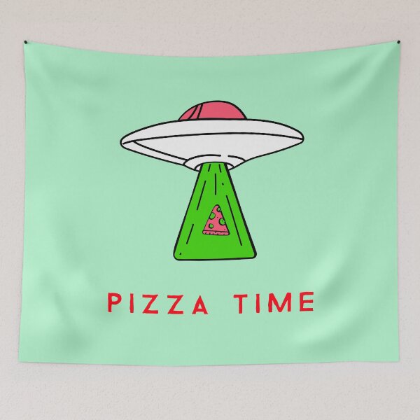 Item preview, Pizza time - UFO version designed and sold by guruthuma.