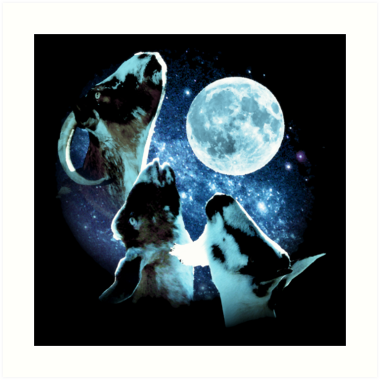 “Three Goat Moon” Art Prints by Phil Hassey | Redbubble