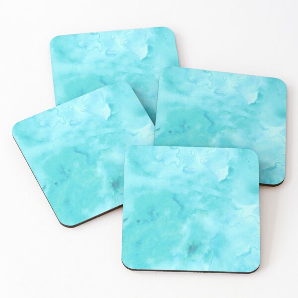 Item preview, Tropical Sea Turquoise Watercolor designed and sold by Printedarts.