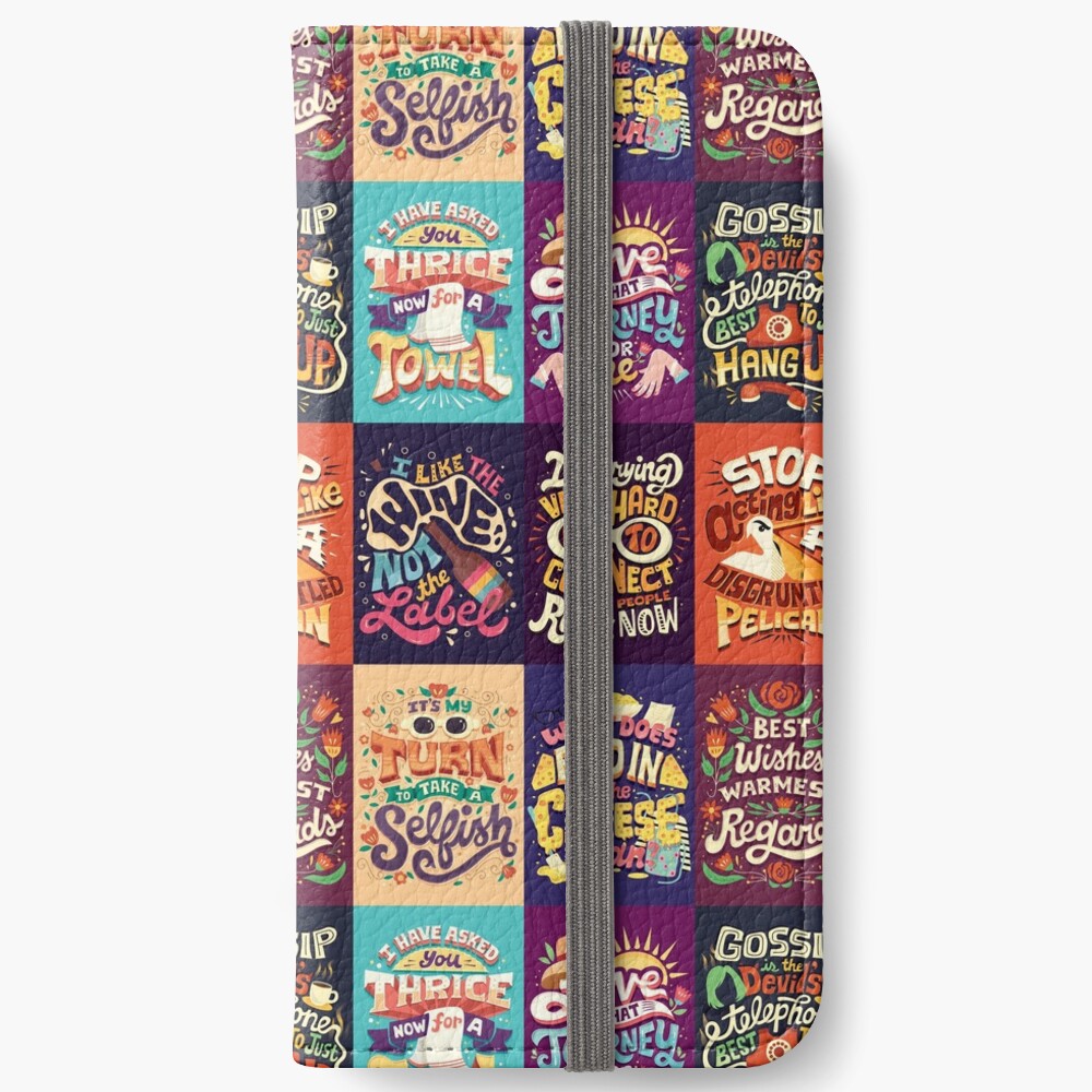 SC Collage iPhone Wallet
