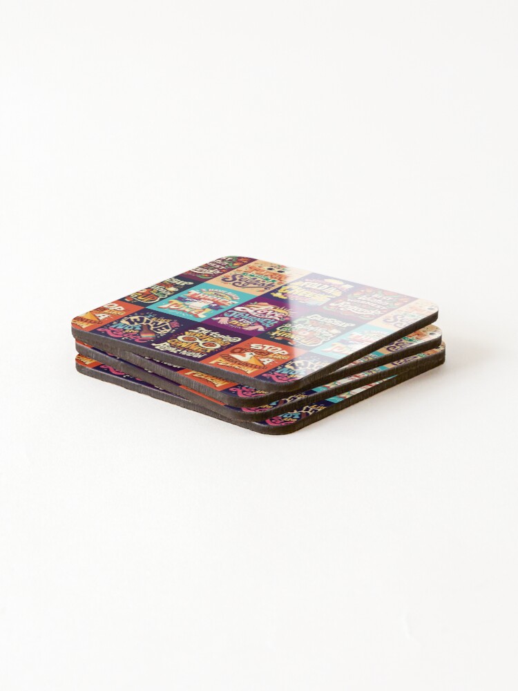 Thumbnail 4 of 5, Coasters (Set of 4), SC Collage designed and sold by risarodil.