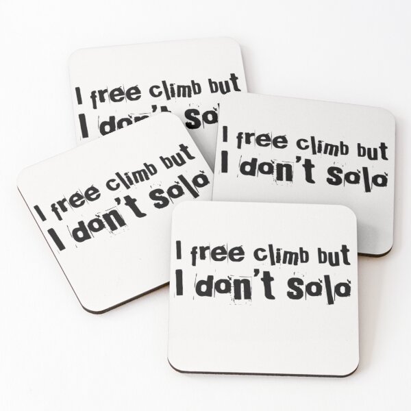 Item preview, climbing, I free climb but don't solo designed and sold by Sarahs Adventures  .