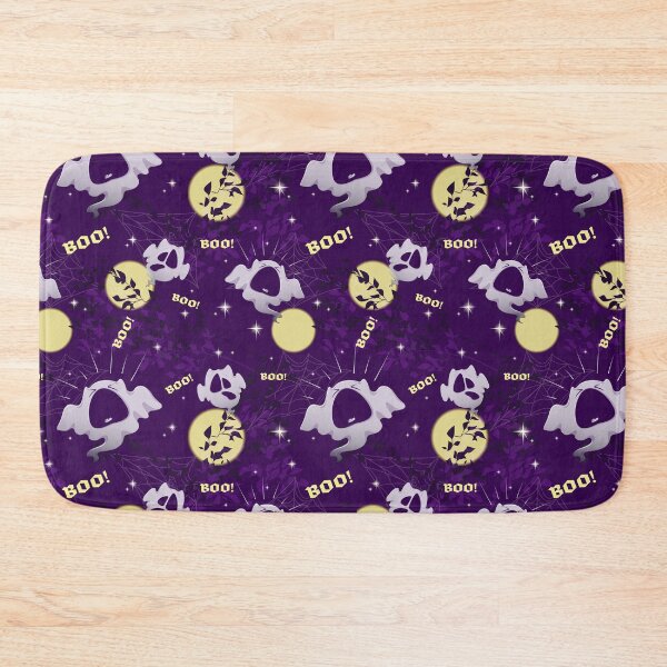 Item preview, Purple Screaming Ghost Pattern T-shirt designed and sold by Mexikawaii.