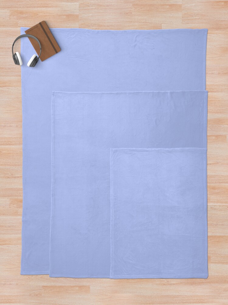 Periwinkle blue throw discount blanket