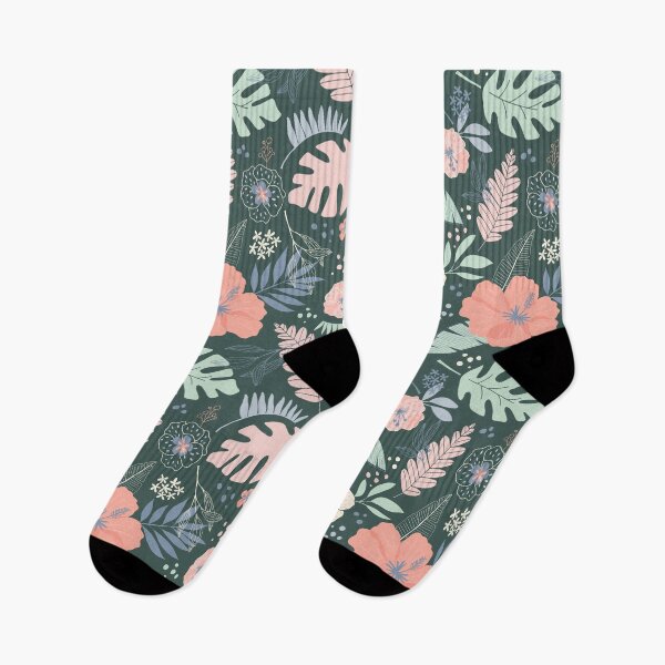 Item preview, Tropical Plants on Gray designed and sold by Heather Rosas.