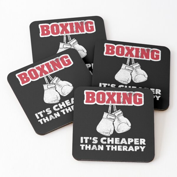 Item preview, Boxing Funny Cheaper Than Therapy For Boxers Marital Arts designed and sold by Zeelicious Designs.