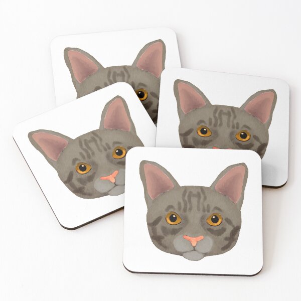 Item preview, Grey tabby cat designed and sold by ShyflyerArts.