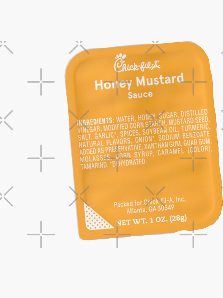 "Chick Fil A Honey Mustard Sauce" Sticker for Sale by Abisells Redbubble
