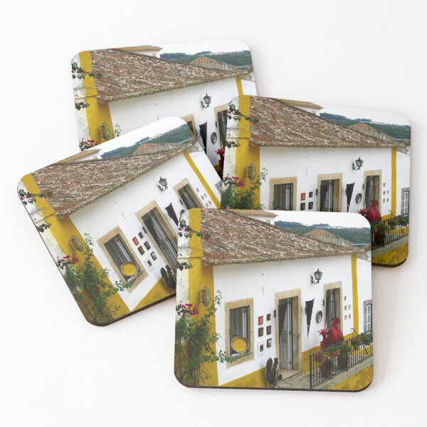 Item preview, Ornate Building - Walled City of Obidos, Portugal designed and sold by Marilyn Harris.