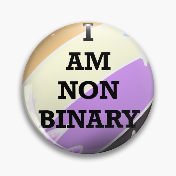 Item preview, I AM NON BINARY - 1 designed and sold by EriVlt.