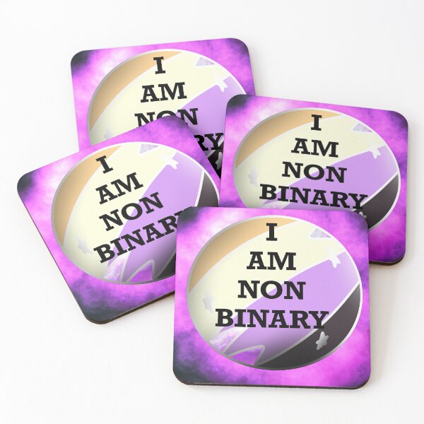 Item preview, I AM NON BINARY - 1 designed and sold by EriVlt.