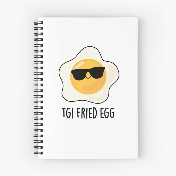 Item preview, TGI Fried Egg Funny Food Puns  designed and sold by punnybone.