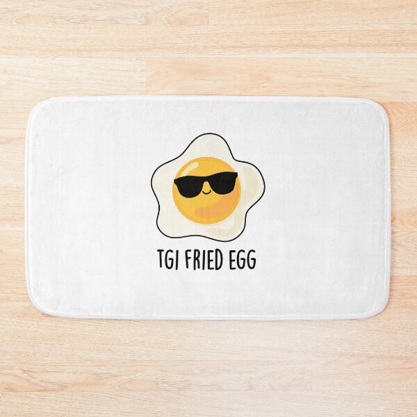Item preview, TGI Fried Egg Funny Food Puns  designed and sold by punnybone.