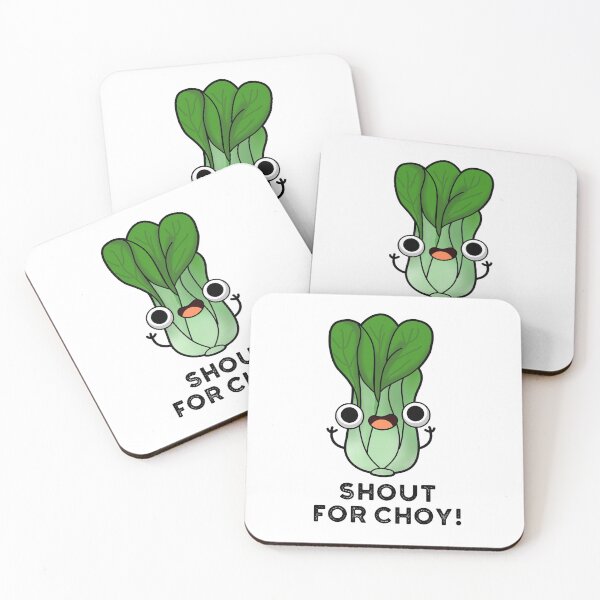 Item preview, Shout For Choy Funny Veggie Bok Choy Puns  designed and sold by punnybone.