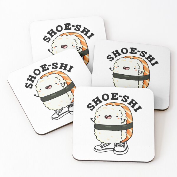 Item preview, Shoe-shi Funny Sushi Puns  designed and sold by punnybone.