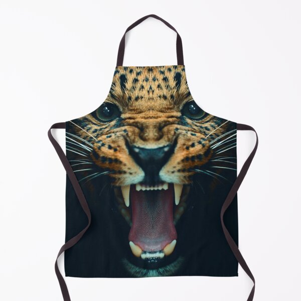 Item preview, Wild cat fierce face designed and sold by Magdalineshop.