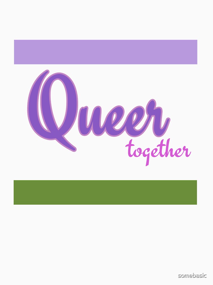 Thumbnail 7 of 7, Essential T-Shirt, Queer Together designed and sold by somebasic.