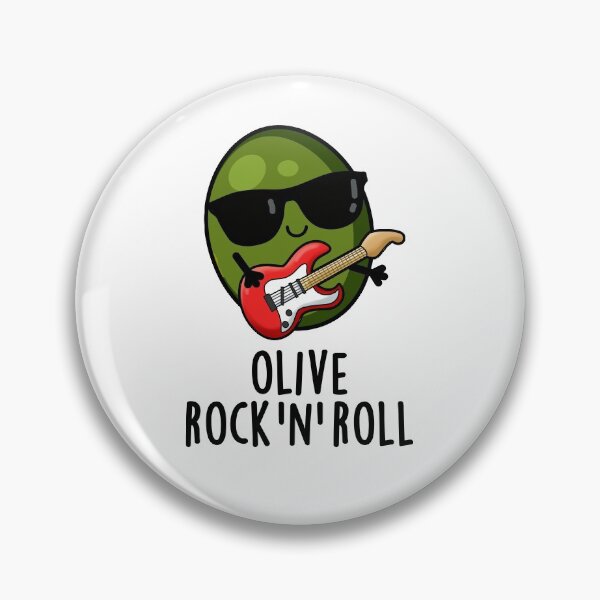 Item preview, Olive Rock And Roll Funny Rocker Olive Puns  designed and sold by punnybone.