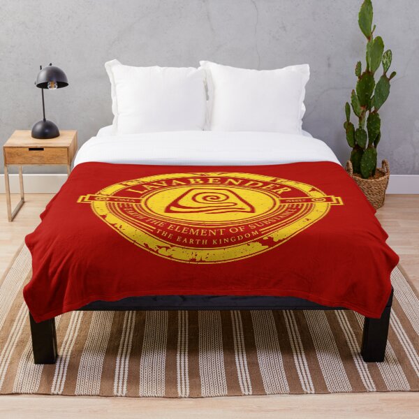 Lavabender Symbol: Avatar The Last Airbender-Inspired Design v2 Throw Blanket