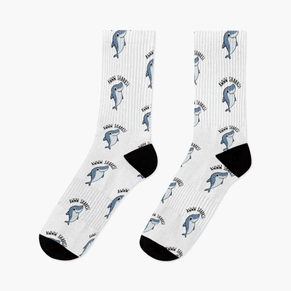 Item preview, Awww Sharks Funny Animal Puns  designed and sold by punnybone.