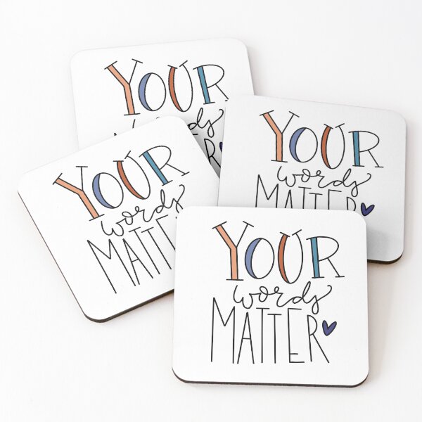 Item preview, Your Words Matter designed and sold by InkAboutItCo.