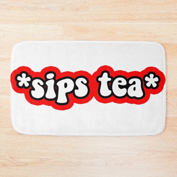 Item preview, Sips Tea shirt sticker merch designed and sold by Joni77.