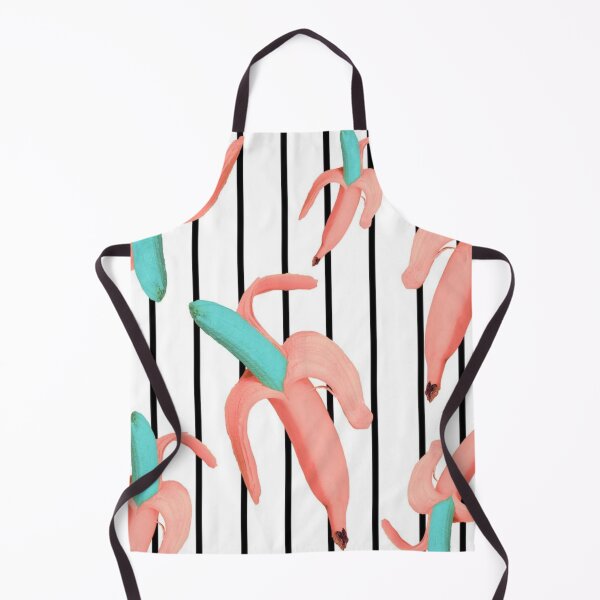 Item preview, pink blue pastel banana fruit pattern designed and sold by Memituss.