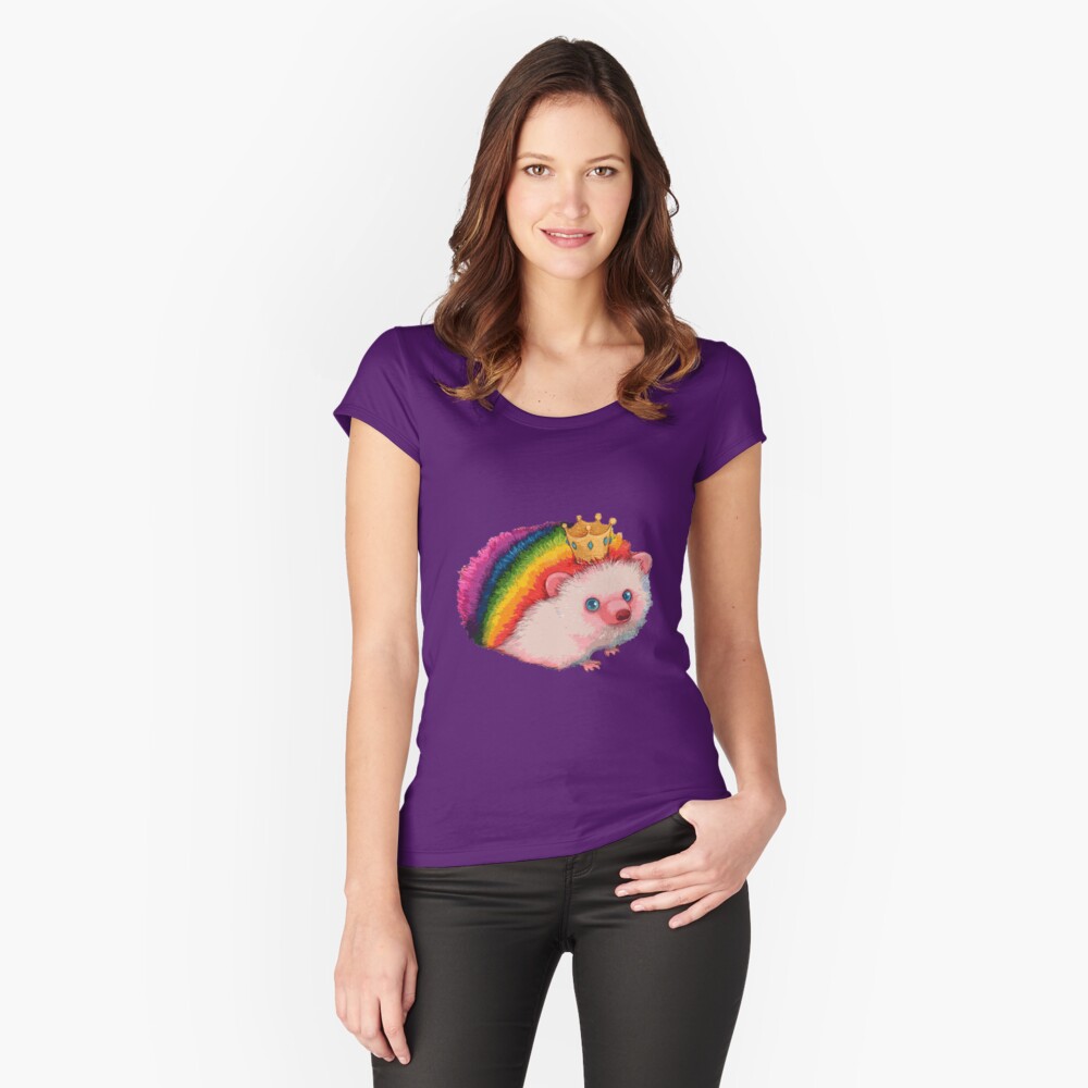 Vista previa del artículo con la obra «Camiseta entallada de cuello ancho», diseñado y vendido por FotoLibreStudio.