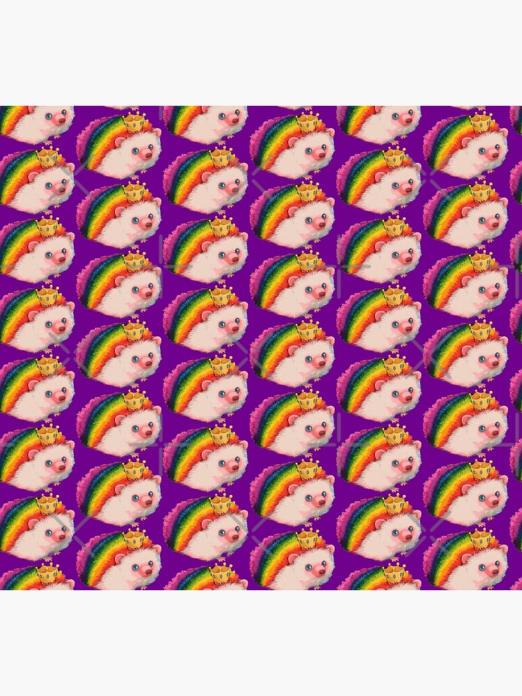 Imagen 5 de 5, Calcetines con la obra Erizo Arcoiris , diseñada y vendida por FotoLibreStudio.