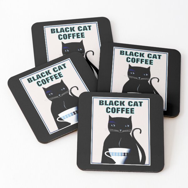 Item preview, BLACK CAT COFFEE: Vintage Advertising Print designed and sold by posterbobs.