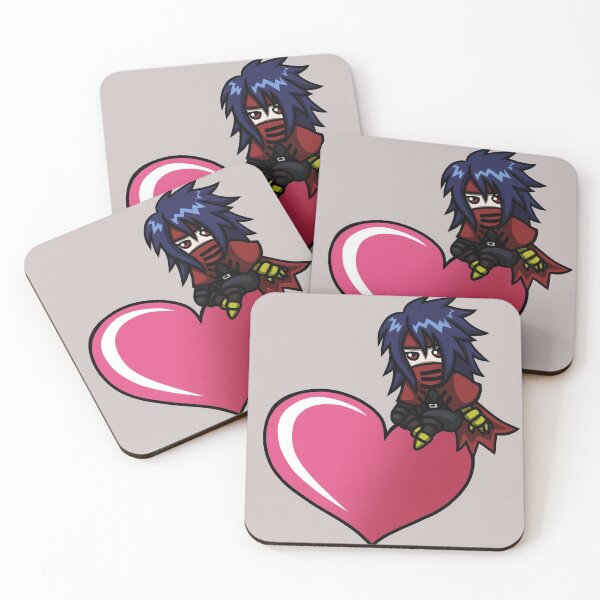 Item preview, Chibi Vincent Sitting on Heart CUTE PINK designed and sold by timeless3wings.