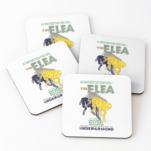Item preview, 1926 The Flea At The Natural History Museum Poster designed and sold by retrographics.