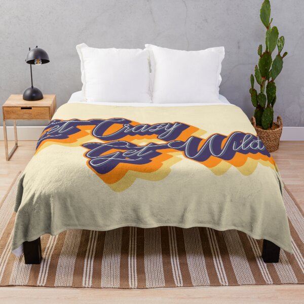 Item preview, Get crazy, get wild text in purple and orange designed and sold by enriquepma.