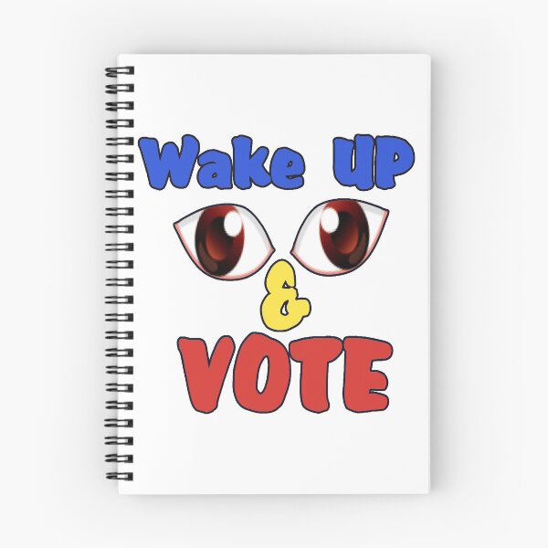 Item preview, Wacky & Fun "WAKE UP & VOTE", Wacky Birdie designed and sold by Joanenices.