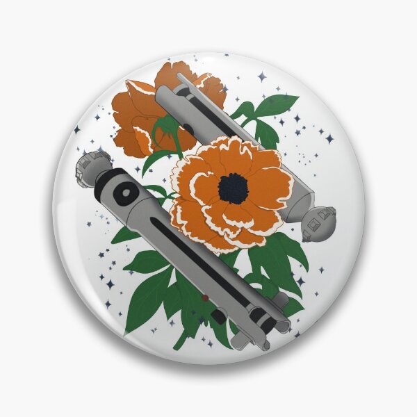 Item preview, Star Wars Ahsoka Tano Lightsaber Floral Design designed and sold by Marissa Jimenez.