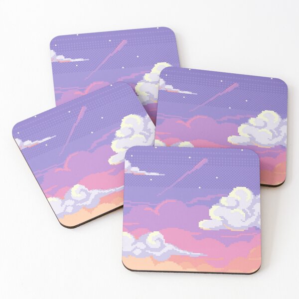 Item preview, pastel pixel sky designed and sold by Memituss.