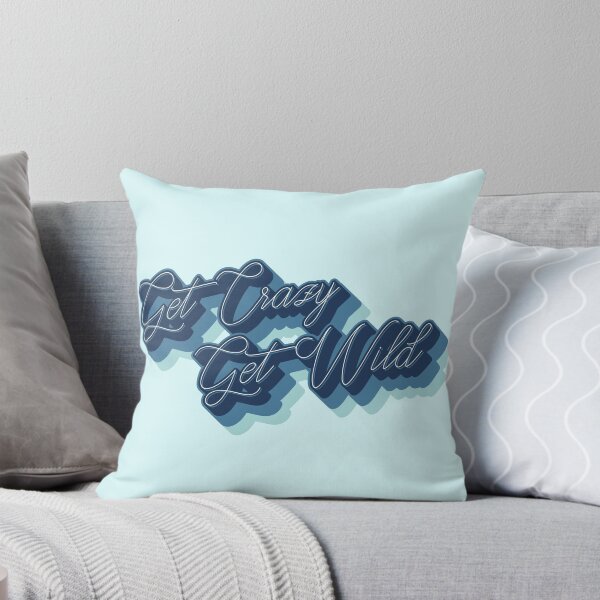 Item preview, Get crazy, get wild text in royal blue designed and sold by enriquepma.