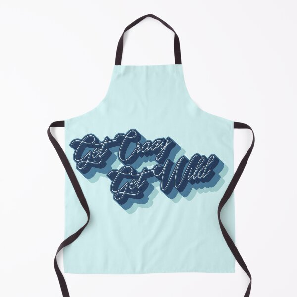 Item preview, Get crazy, get wild text in royal blue designed and sold by enriquepma.