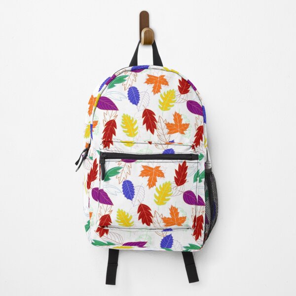 Item preview, Leaves Pattern - Bold Colors with Bold Outlines Behind designed and sold by A2Gretchen.