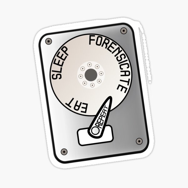 Item preview, Eat, Sleep, Forensicate, Repeat designed and sold by DFIRDiva.